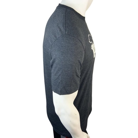 NWT PUMA MENS GRAY SHORT SLEEVE CREW NECK T-SHIRT - Picture 2 of 4
